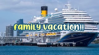 Carnival Firenze Cruise 2024  family vacation vlog [upl. by Gnouhc]