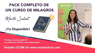 Aprende Un Curso de Milagros con Marta Salvat  Todas las sesiones de UCDM ya disponibles ucdm [upl. by Owades]