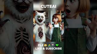 The beautiful cats transformation into a zombie What happens to the girl 🙀🧟‍♂️🍭💚kitten ai [upl. by Dabbs]