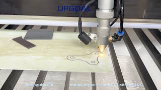 FR4 PCB Board Co2 Laser Cutting Machine [upl. by Lessard]