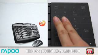 Rapoo  E9080 Wireless Touchpad Keyboard [upl. by Alard88]