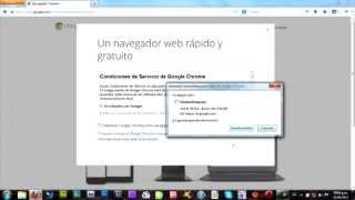 Descargar e instalar google chrome [upl. by Estrin543]