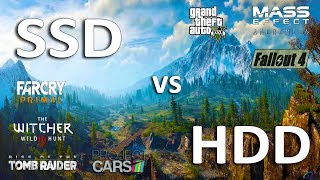 SSD vs HDD Test in 7 Games Loading\FPS [upl. by Enovi817]