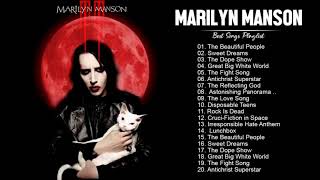 Marilyn Manson Greatest Hits Full Album  Best Songs Of Marilyn Manson Playlist 2021 [upl. by Schmitz]