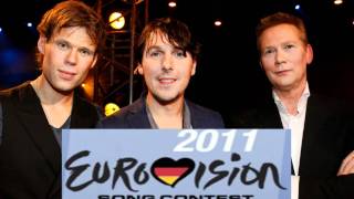 3JS  Je Vecht Nooit Alleen ENGLISH LYRICS VERSION NEW Eurovision 2011 Netherlands HQ [upl. by Zetnod]