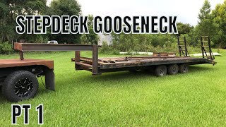 Custom Stepdeck Gooseneck Trailer Build PT 1 amp Plasma Cutter GIVEAWAY [upl. by Bertha288]