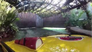 Complete Jurassic Park The Ride  River Adventure  180 Deg HD POV Universal Studios Hollywood [upl. by Canfield]