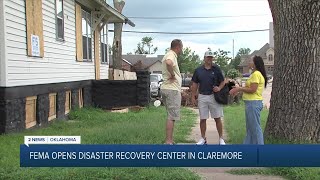 FEMA sets up recovery center in Claremore 6 weeks after tornado [upl. by Roter]