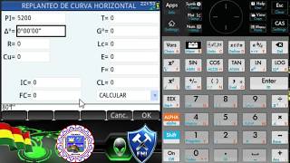 Replanteo de Curva Horisontal [upl. by Karlens]