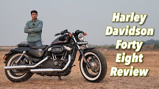 Harley Davidson Forty Eight Review  1202 CC Torque Monster🔥 [upl. by Cullie]