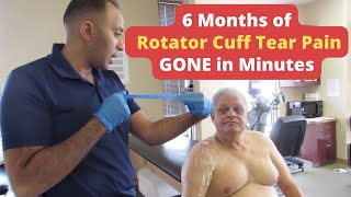 6 Months of Rotator Cuff Tear Pain GONE in Minutes Watch How [upl. by Susette]