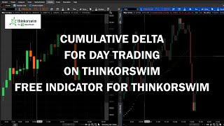 Cumulative Delta For Day Trading  ThinkorSwim [upl. by Laundes290]