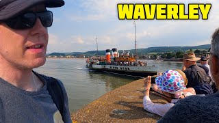 Minehead Somerset  Walking the seafront harbour high street [upl. by Salesin]