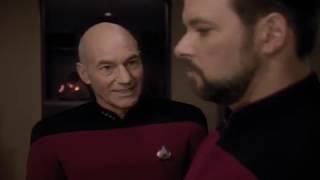 Commander Riker is Confronted By Captain Picard [upl. by Kristi]