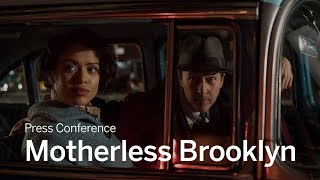 Press Conference Motherless Brooklyn [upl. by Schnell]