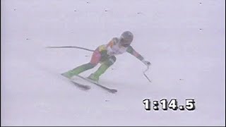 Petra Kronberger wins downhill Serre Chevalier 1991 [upl. by Leonore]