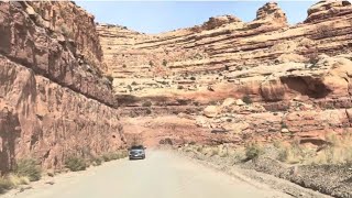 Moki Dugway  State Highway 261 in San Juan County Utah [upl. by Brieta]