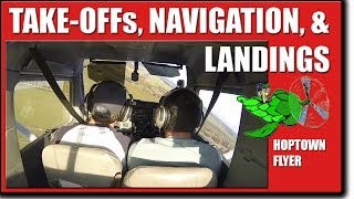 Cessna 150 Takeoffs Navigation amp Landings w Cockpit Audio [upl. by Acinok21]