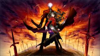 Unmei no Yoru  Gekijouban Fatestay night UNLIMITED BLADE WORKS OST [upl. by Loma]