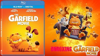 The Garfield Movie 2024 Blu Ray Review and Unboxing Chris Pratt Samuel L Jackson [upl. by Heida]