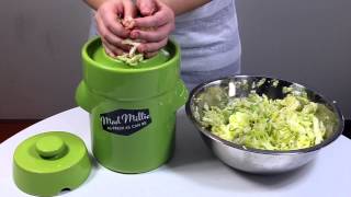 How to make Sauerkraut with the Mad Millie Fermenting Crock [upl. by Raquela]