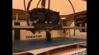 OctoPrint Controlled Flash Forge Creator [upl. by Yrelbmik]