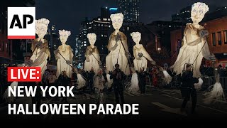 LIVE West Village Halloween parade in New York [upl. by Ibbor254]