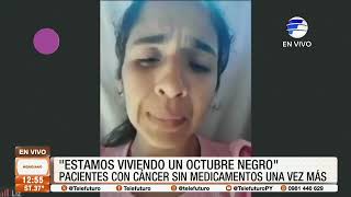 Pacientes con cáncer quotEstamos viviendo un octubre negroquot [upl. by Norre189]