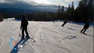 Romme Syd och Esset röd och blå  Sweden Skiing [upl. by Mazel]