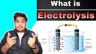 What is Electrolysis with Example of Brine solution aq NaCl  Vishal Rajor [upl. by Yalhsa]