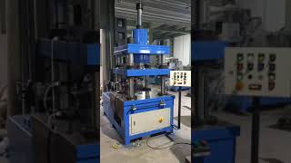 Hydraulic Press 80T wo booster and prefill valve  Shuz Tung  Thakur Automation Systems [upl. by Nalim]