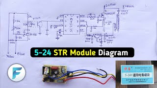 SMPS STR Module DiagramHindi How it Fixes any dead SMPS [upl. by Aihsak383]