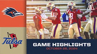 Game Highlights UTSA vs Tulsa Oct 26 2024 [upl. by Thatcher63]