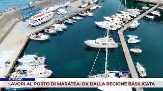 TURISMO LAVORI AL PORTO DI MARATEA OK DALLA REGIONE BASILICATA [upl. by Akahs]