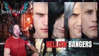 Studio Musician  DMC5 OST All Battle Themes Reaction amp Analysis [upl. by Nnawtna46]