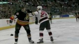 Cam Janssen vs Brian McGrattan Mar 28 2006 [upl. by Arikaahs]