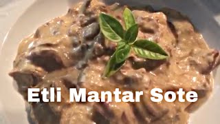 Etli Mantar Sote Beef Streganoff nasıl yapılırBİRDE BÖYLE DENEYİN TADI DAMAĞINIZDA KALICAK👩🏻‍🍳 [upl. by Eirelav]