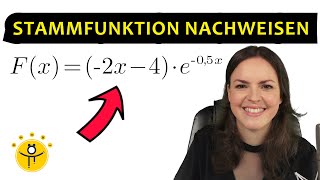 STAMMFUNKTION Nachweis – e Funktion ableiten nachweisen Produktregel [upl. by Damarra]