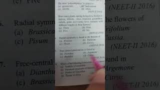 Placentation morphologyoffloweringplants marginal axile class11biologyncert viralshorts [upl. by Elleraj]