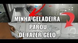 Geladeira SIDE BY SIDE Bastemp parou de fazer gelo [upl. by Christy]