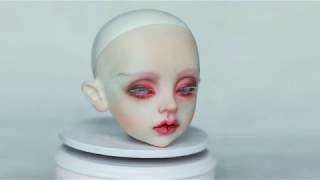 Detailed BJD Doll Faceup Tutorial  Complete WholeFace Makeup [upl. by Walli]