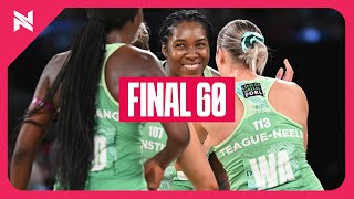 Vixens vs Fever Final 60  Suncorp Super Netball Round 13 [upl. by Anwahsak]