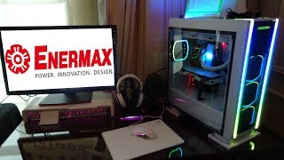 Enermax brings new cases and CPU coolers to CES 2019 [upl. by Eilrebmik]