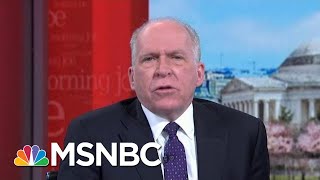 John Brennan President Donald Trump Is Mercurial May Try Something Rash  Morning Joe  MSNBC [upl. by Luigino]