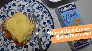 CreateWithCream  Creamy Baked Macaroni  Nestle All Purpose Cream [upl. by Reltuc]