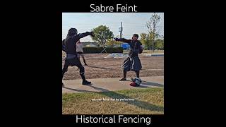 Teaching a Sabre Feint HEMA [upl. by Ana314]