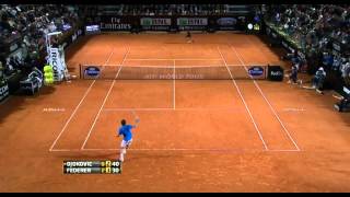 Roger Federer vs Novak Djokovic ATP Internazionali BNL Ditalia Open 2012 Highlights HD [upl. by Syverson]