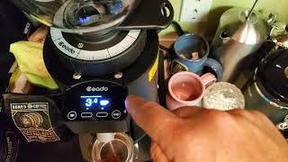 Ceado E6P Grinder quick tutorial on how to change single and double shot times [upl. by Wilfred451]