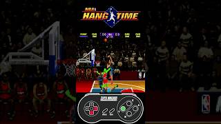 Hornets Vs Cavaliers  1st 2 of 3  Peanut Alien  NBA Hangtime  SNES ilovethisgame [upl. by Ltsyrk]