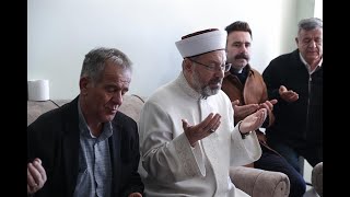 Diyanet İşleri Başkanı Erbaş’tan Şehit Muhammed Tunahan Evcin’in ailesine taziye ziyareti [upl. by Durwood]